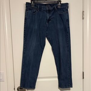 Lucky Brand Men's Stretch Straight Blue Jeans 40x30